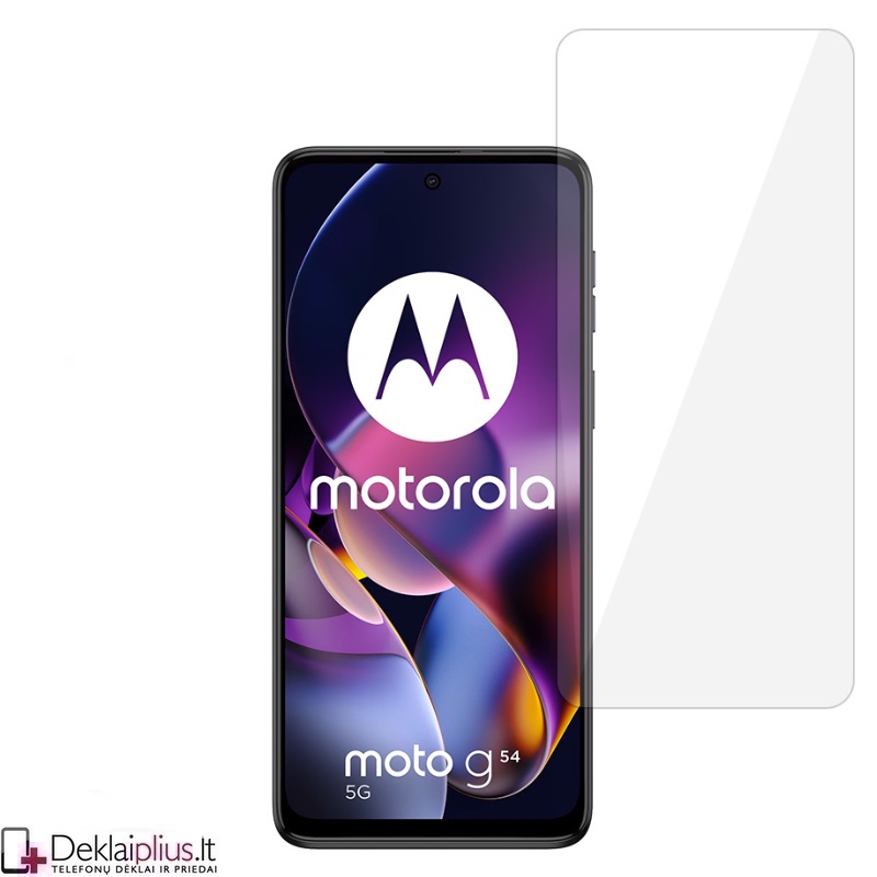 Telefono ekrano grūdintas stiklas (Motorola Moto G54) Telefono ekrano grūdintas stiklas (Motorola Moto G54)